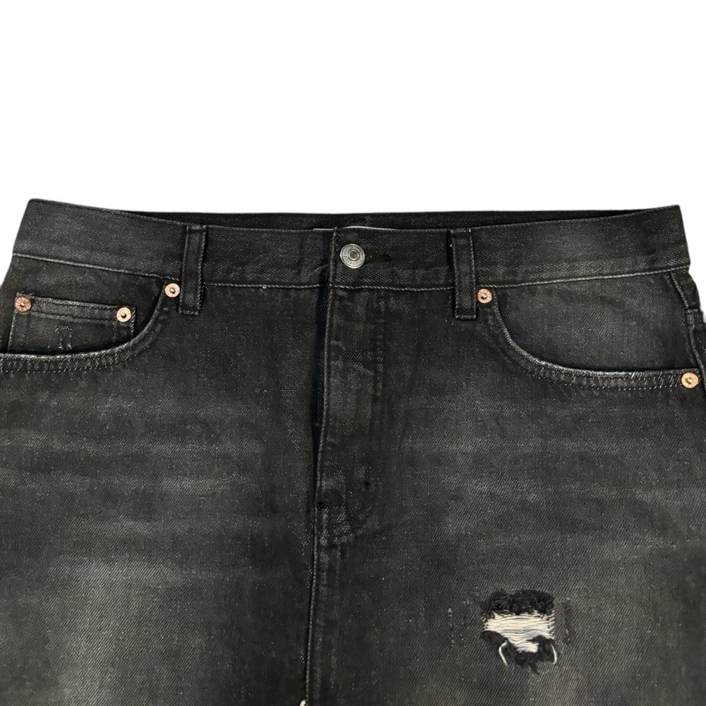 We The Free Distressed Denim Miniskirt Black Size 29‎ - Picture 2 of 11